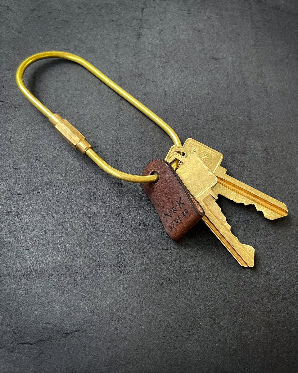 GB Brass Key Chain – The Golden Bear