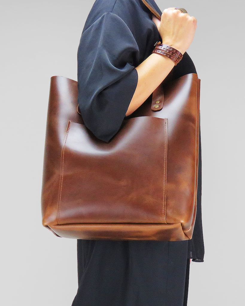 Brown Leather Tote Bag – Wilhelm & Friends